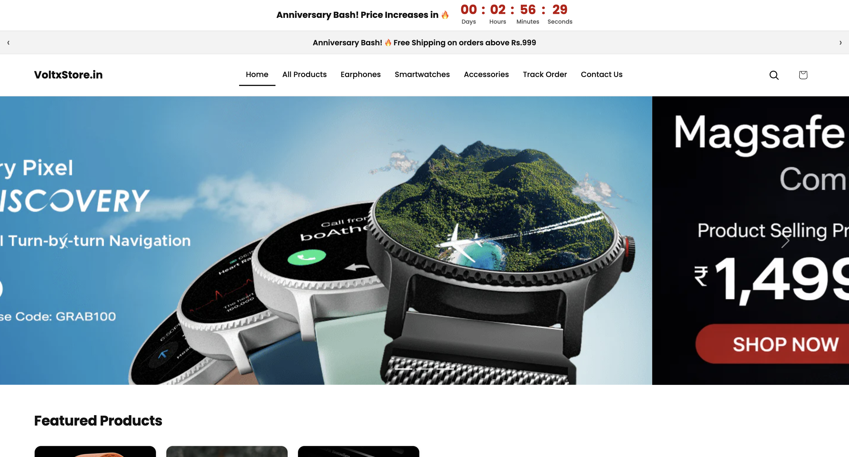 Electronics E-commerce Website Using Laravel &amp; Bootstrap (voltxstore)